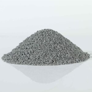 A mound of natural Naji raw ore showcasing its fine texture for clumping cat litter.