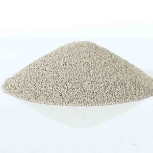 Pile of hamster spherical cat litter granules, emphasizing fine texture and efficient odor neutralization.